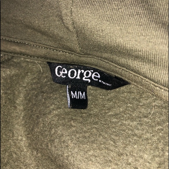 Green camo zip up sweater. Walmart - Picture 4 of 4